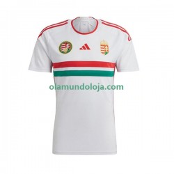 Camisola Hungria Homem Equipamento Segundo 2022 Manga Curta